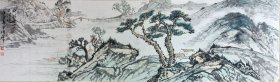 当代著名画家陈传席《秋游无处不销魂》软片（珍品）