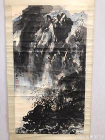 著名画家郝石林山水画《华岳》，精品力作！