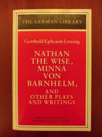 Nathan the Wise, Minna Von Barnhelm, and Other Plays and Writings（现货，实拍书影）