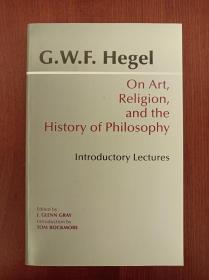 On Art, Religion, and the History of Philosophy: Introductory Lectures（现货，实拍书影）