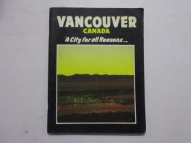 大16开英文原版《VANCOUVER CANADA:A City for all Reasons...》