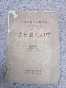 唐长安大明宫 中国田野考古报告集 考古学专刊 丁种第十一号 1959年 一版一印