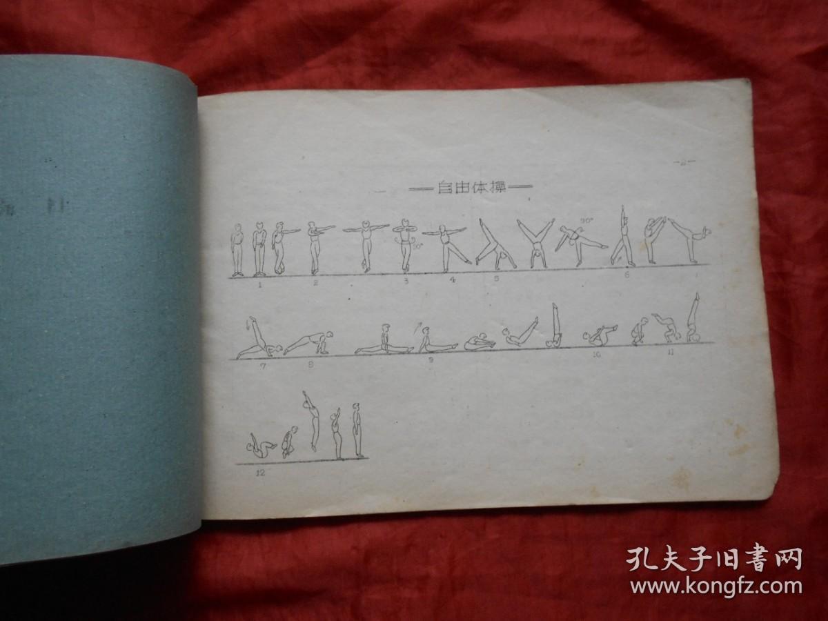 1964年长春市中小学生体操赛规定动作图解（男子三组、女子二组）