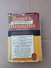 Roget's INTERNATIONAL THESAURUS