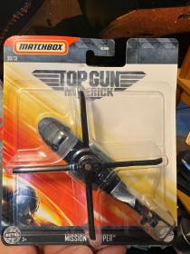 美国发货 Matchbox 直升飞机玩具模型 TopGun Maverick Mission Chopper