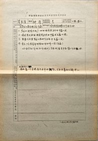 黑龙江老辈作家 符宗涛（笔名钟涛，湖南汉寿人） 1982年 “中国作家协会会员文学活动情况调查表” 八开一份 392