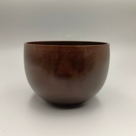 赔钱处理 铜器  光面铜钵（尺寸 17*12CM    重1085g）