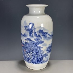 赔钱处理 瓷器  山水瓶