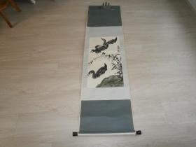 著名画家【王欣】墨鸭
