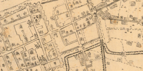 【提供资料信息服务】民国三十一年（1942年）《安康县城区全图》（原图高清复制）民国陕西安康老地图。全图规整，年代准确，图例繁多，街巷绘制十分详细，请看西井后街。安康地理地名历史变迁重要史料地图。博物馆级地图史料。裱框之后，风貌佳