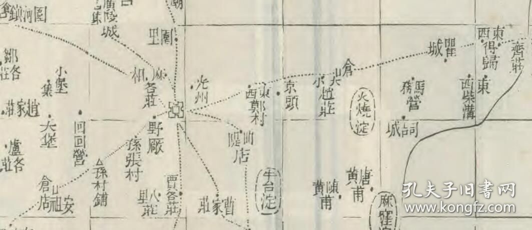 【提供资料信息服务】清末《文安县图》（原图高清复制）顺天府文安县老地图、廊坊文安老地图。全图左侧附图说。全图范围四至，请看图片。文安县地理地名历史变迁重要史料老地图。裱框之后，风貌佳。