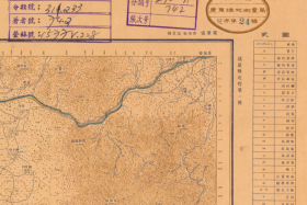 【提供资料信息服务】民国二十六年（1937年）《感恩县》（原图高清复制）民国海南东方市昌感县感恩县老地图。全图年代准确，村庄、道路、山体等高线、河流等绘制详细。感恩县城在全图左上角，全图范围四至，请看图片。此图种非常稀少。地理地名历史变迁重要史料。裱框之后，风貌佳。