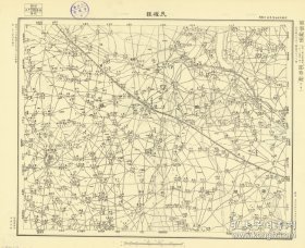 【提供资料信息服务】民国1938年 河南《民权县》（原图高清复制）图中含民权、宁陵、睢县部分区域，全图范围四至，请看图片。全图年代准确，村庄、道路、河流等绘制标注。民权附近地理地名历史变迁重要史料老地图。裱框之后，风貌佳。