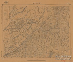 【提供资料信息服务】民国二十五年（1936年） 江苏南京《雨花台》（原图高清复制），全图范围四至，请看图片。全图规整，年代准确，绘制详细。请看中华门。南京地理地名历史变迁重要史料老地图。裱框之后，风貌佳。