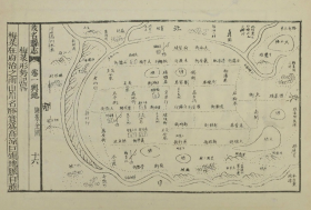 【提供资料信息服务】清末《茂名梅菉舆图》（原图高清复制）。全图范围四至，请看图片。开幅30X42CM，茂名梅菉地理地名历史变迁老地图史料，请看图中衙署，街巷。裱框后，风貌佳。