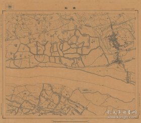 【提供资料信息服务】民国元年（1912年） 江苏扬州仪征县 《仪征》（原图高清复制）全图范围四至，请看图片。全图规整，年代准确，村庄、道路、寺庙、农田，河流等绘制详细。请看仪征县城，请看扬子江。仪征地理地名历史变迁重要史料老地图。裱框之后，风貌佳。