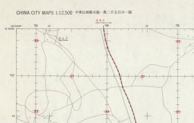 1960年《沈阳老地图》(原图高清复制），开幅巨大84X120CM，图例繁多，美军测绘军图，准确，地理信息重要。请仔细看图片。沈阳地理地名历史变迁重要史料地图。裱框后，风貌佳。