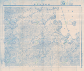 【提供资料信息服务】民国三十七年（1948年）《杭州市城市图》（原图高清复制），比例尺为一万分之一，绘制详细，全图规整，52X60CM，年代准确，全图范围四至请看图片。民国杭州老地图。杭州地理地名历史变迁重要史料地图。博物馆级地图资料。裱框后，风貌佳。