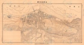 【提供资料信息服务】民国二十年（1931年）《潼关县城图》（原图高清复制）渭南潼关县老地图，潼关老地图。全图规整，开幅尺寸大，年代准确，潼关县城街巷、庙宇、机关单位，绘制标注详细。全图范围四至，请看图片。潼关地理地名历史变迁史料老地图。裱框之后，风貌佳。