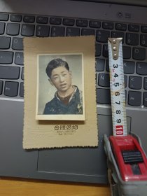 1962年手工上色 带衬板照片 背后题签
