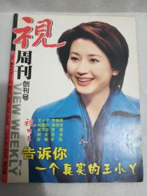 视周刊 创刊号  2002年1月3日出版 总第一期 王小丫 李迦明  刘嘉玲 周杰伦  妮可尔 玛丽莲·梦露 胡东 涅波 舒娴 辛凯