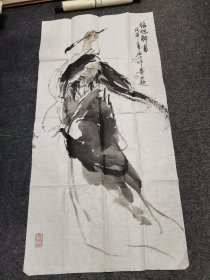 中国美协会员陕西著名油画家石川8平尺保真
