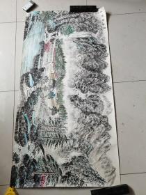 杨纯山水画8平尺保真