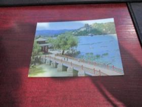 颐和园全景 明信片一张  实物拍照 6号册