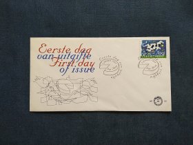 《外国集邮品收藏： 荷兰1995年畜牧业产品 奶牛邮票首日封 商品如图》澜2402-28