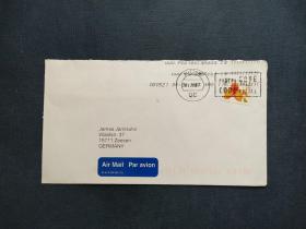 《外国集邮品收藏保真：外国实寄德国2008年植物花卉邮票实寄封 品相如图》澜2310-23