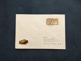 《外国集邮品收藏：德国1978年建筑教堂邮票实寄封  商品如图》澜2403-22