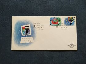 《外国集邮品收藏： 荷兰1993年书信日 铅笔邮票首日封 商品如图》澜2402-28