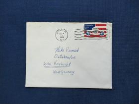 《美国1978年飞机邮票实寄封  品相如图》澜2310-10