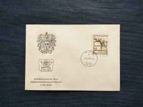 《外国集邮品收藏：奥地利1973年体育 国际军事五项锦标赛邮票首日封 商品如图》澜2402-8