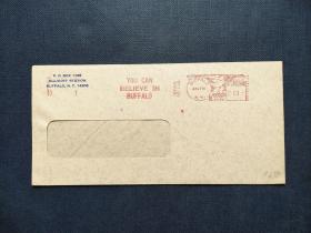 《美国1980机戳公函实寄封  品相如图》澜2310-26