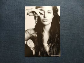 【安吉丽娜·朱莉 Angelina Jolie 好莱坞影星明星 明信片 贺卡 商品如图】澜2311-30