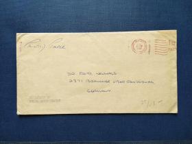 《外国1969年机戳实寄封  品相如图》澜23010-1