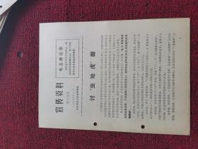 1974年第20期 宣传资料 讨坐地虎檄 批杨大易卜占亚