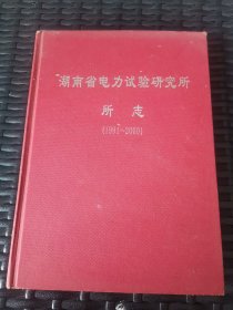 湖南省电力试验研究所志（1991--2000