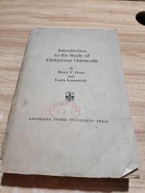 外文版 introduction to the study of cretaceous ostracoda   1958年