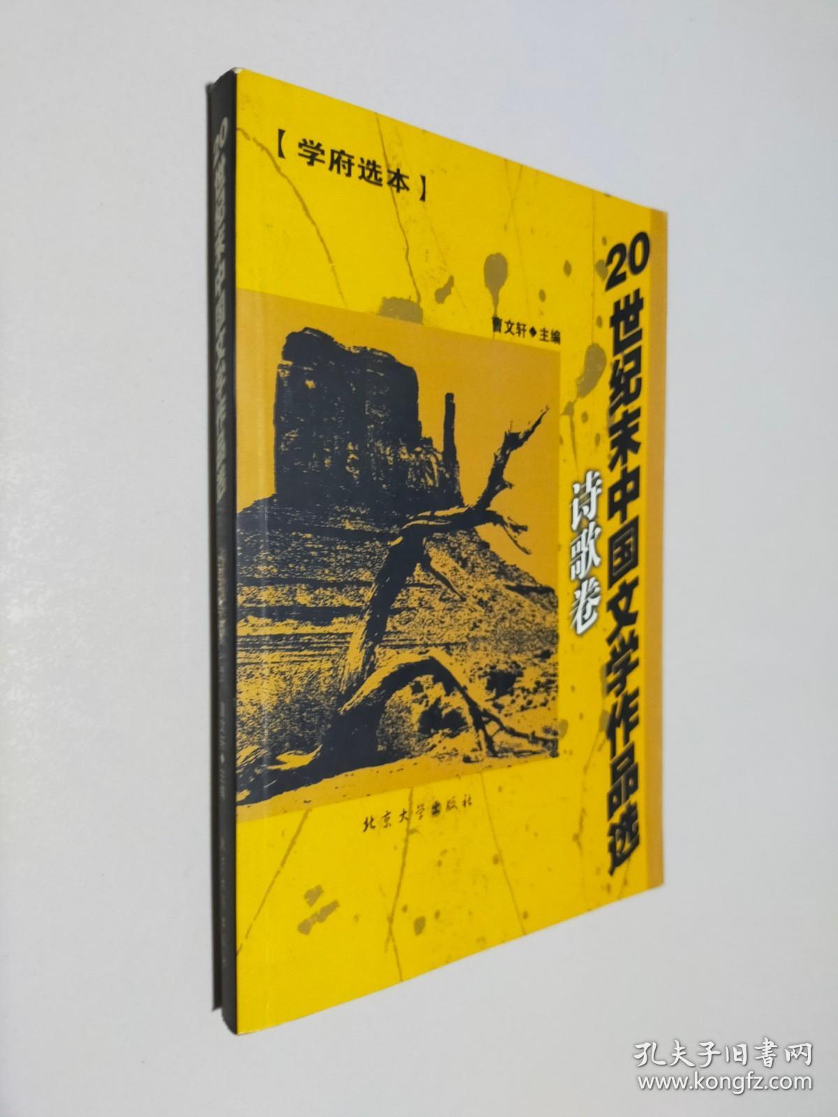 20世纪末中国文学作品选：诗歌卷（学府选本）