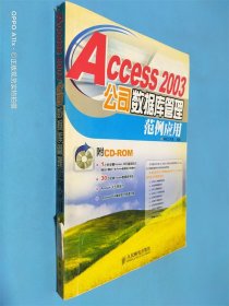 Access 2003公司数据库管理范例应用