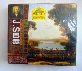 外国音乐CD光盘：J.S巴赫 a小调小提琴协奏曲 （新，未拆封 ）