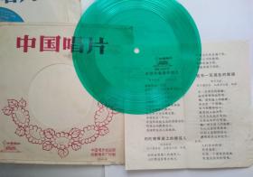 老唱片：1980年薄膜唱片 ：歌曲唱片   田鸣、张西珍演唱     欢迎你尊贵的朋友