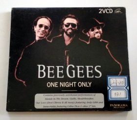 外国原版VCD 唱片 :   BEE  GEES     比吉斯乐对