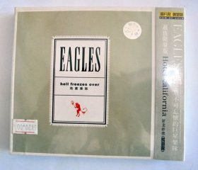 外国歌曲CD唱片：飞鹰乐队 加州旅馆 两片装 黄金版（新，未拆封 ）