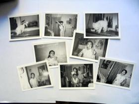 北京80年代老照片：百姓生活 黑白老照片8张合售  （长7 厘米，宽5 厘米）