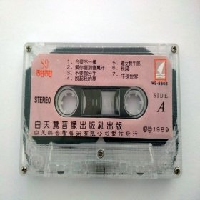 80年代歌曲老磁带：89甜甜   （裸 带）