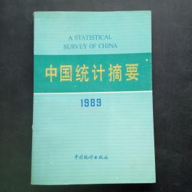 中国统计摘要 1989