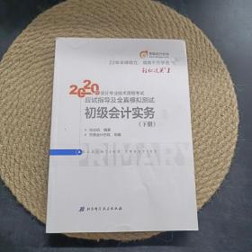 东奥初级会计2020 轻松过关1 2020年应试指导及全真模拟测试初级会计实务 (上下册) 轻一